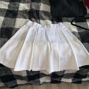 Pleaded tennis skirt